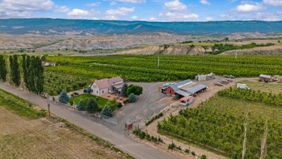 Aerial View of Buildings and Property