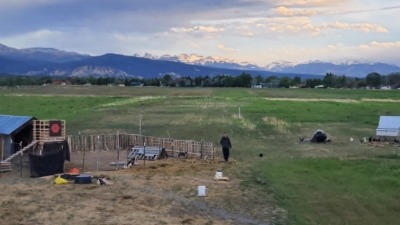 This is our field to south with views of the San Juan Mountains