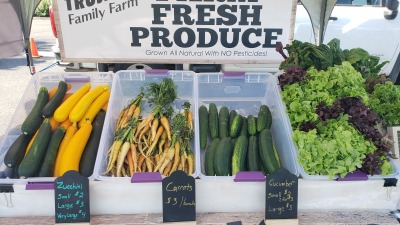 Farmers market setup